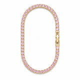 Pink Tennis Bracelet