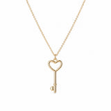 Heart Key Necklace