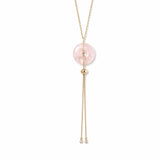 Rose Quartz Orbit Necklace