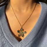 Chunky flower necklace