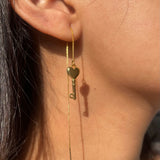 Lock and Key Mismatched earrings