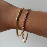 Pink Tennis Bracelet
