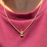 Initial necklace