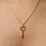 Heart Key Necklace